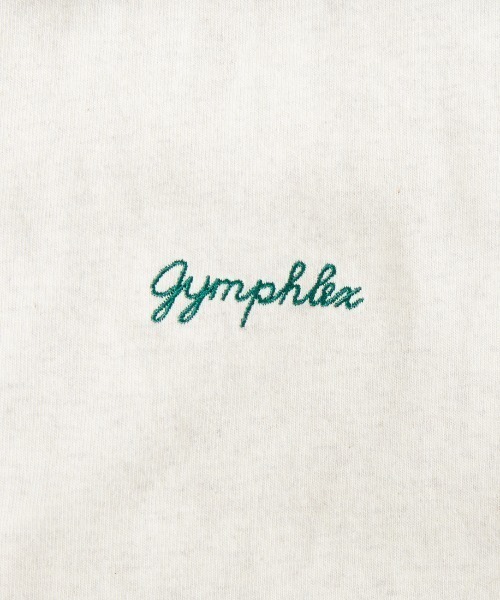 GYMPHLEX（ジムフレックス）の「【WEB限定】[GYMPHLEX/ジムフレックス] ワンポイント刺繍ロゴ ロングスリーブTシャツ（Tシャツ/カットソー・レディース・ネイビー/オフホワイト/キナリ/ライトグリーン・L/M）」の6枚目の写真