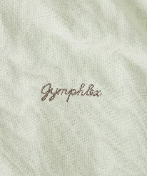 GYMPHLEX（ジムフレックス）の「【WEB限定】[GYMPHLEX/ジムフレックス] ワンポイント刺繍ロゴ ロングスリーブTシャツ（Tシャツ/カットソー・レディース・ネイビー/オフホワイト/キナリ/ライトグリーン・L/M）」の7枚目の写真