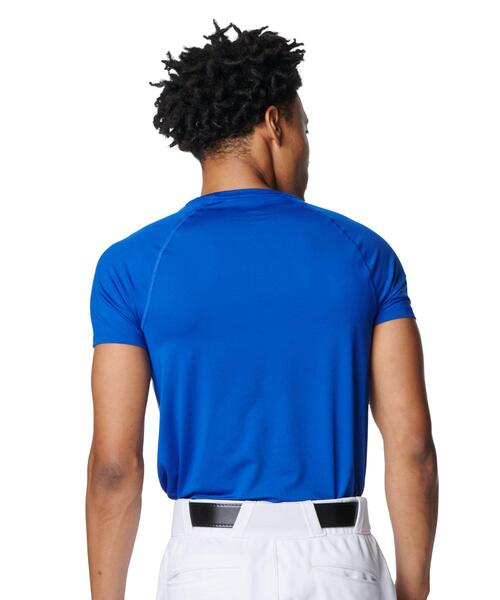 UNDER ARMOUR(アンダーアーマー)の「UAヒートギア コンフォート フィッティド ノベルティ ショートスリーブ クルーネック シャツ(ベースボール/メンズ)(Tシャツ/カットソー・メンズ・ブルー・L/S/2XL/XL/M)」の2枚目の写真