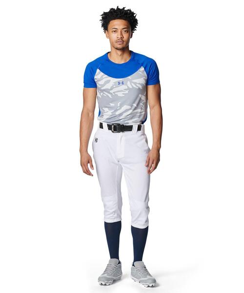 UNDER ARMOUR(アンダーアーマー)の「UAヒートギア コンフォート フィッティド ノベルティ ショートスリーブ クルーネック シャツ(ベースボール/メンズ)(Tシャツ/カットソー・メンズ・ブルー・L/S/2XL/XL/M)」の3枚目の写真