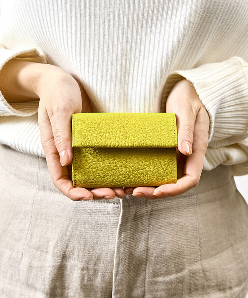 SLOW(スロウ)の「SLOW スロウ / goat compact mini wallet- JULLIEN社マドラスゴートレザーミニウォレット 小さい財布 / 333S148S(財布・メンズ・ブラック/ブルー/グレー/グリーン/ベージュ/イエロー・FREE)」の6枚目の写真