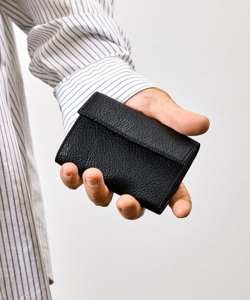 SLOW スロウ / goat compact mini wallet- JULLIEN社マドラスゴート