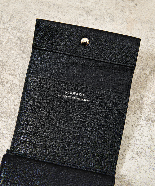 SLOW(スロウ)の「SLOW スロウ / goat compact mini wallet- JULLIEN社マドラスゴートレザーミニウォレット 小さい財布 / 333S148S(財布・メンズ・ブラック/ブルー/グレー/グリーン/ベージュ/イエロー・FREE)」の19枚目の写真