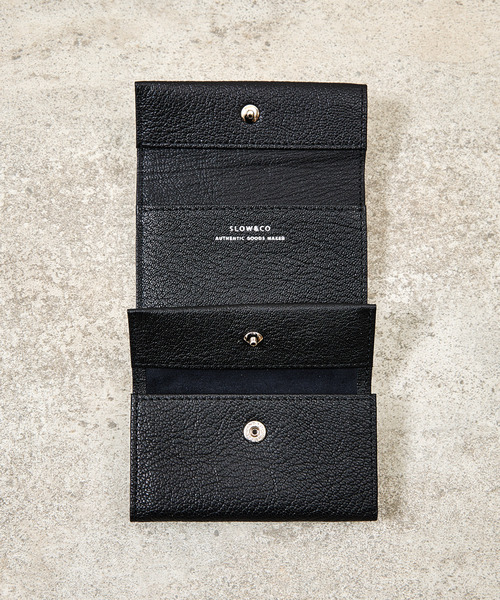 SLOW(スロウ)の「SLOW スロウ / goat compact mini wallet- JULLIEN社マドラスゴートレザーミニウォレット 小さい財布 / 333S148S(財布・メンズ・ブラック/ブルー/グレー/グリーン/ベージュ/イエロー・FREE)」の20枚目の写真