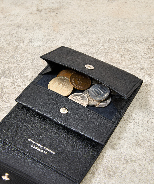 SLOW(スロウ)の「SLOW スロウ / goat compact mini wallet- JULLIEN社マドラスゴートレザーミニウォレット 小さい財布 / 333S148S(財布・メンズ・ブラック/ブルー/グレー/グリーン/ベージュ/イエロー・FREE)」の22枚目の写真