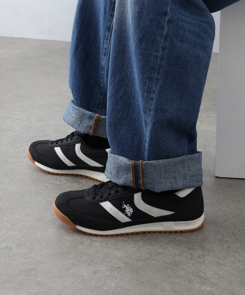 U.S. POLO ASSN.(ユーエスポロアッスン)の「【U.S. POLO ASSN./ユーエスポロアッスン】ワンポイント バイカラー Tトゥスニーカー MEN(スニーカー・メンズ・イエロー/ホワイト/ブルー/ブラック・27cm/25cm/25.5cm/26cm/26.5cm)」の12枚目の写真