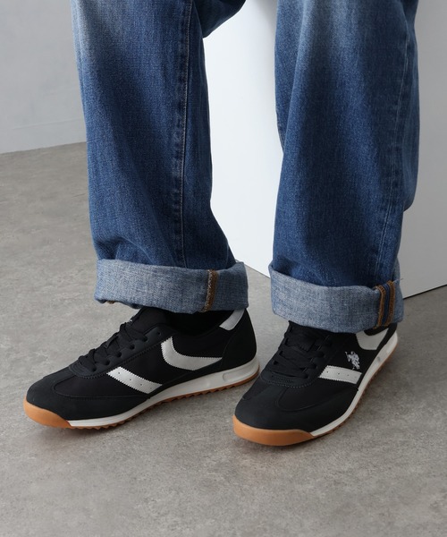U.S. POLO ASSN.(ユーエスポロアッスン)の「【U.S. POLO ASSN./ユーエスポロアッスン】ワンポイント バイカラー Tトゥスニーカー MEN(スニーカー・メンズ・イエロー/ホワイト/ブルー/ブラック・27cm/25cm/25.5cm/26cm/26.5cm)」の13枚目の写真