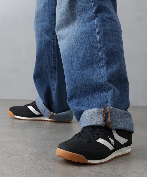 U.S. POLO ASSN.(ユーエスポロアッスン)の「【U.S. POLO ASSN./ユーエスポロアッスン】ワンポイント バイカラー Tトゥスニーカー MEN(スニーカー・メンズ・イエロー/ホワイト/ブルー/ブラック・27cm/25cm/25.5cm/26cm/26.5cm)」の14枚目の写真