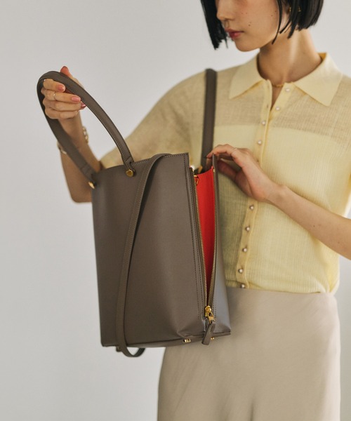 E'POR(エポール)の「【E'POR】Y BAG Short/通勤・軽量・新型・26AW(トートバッグ・レディース・ブラック/キナリ/グレー/モスグリーン/ダークブラウン/ブルー/ワイン・FREE)」の5枚目の写真