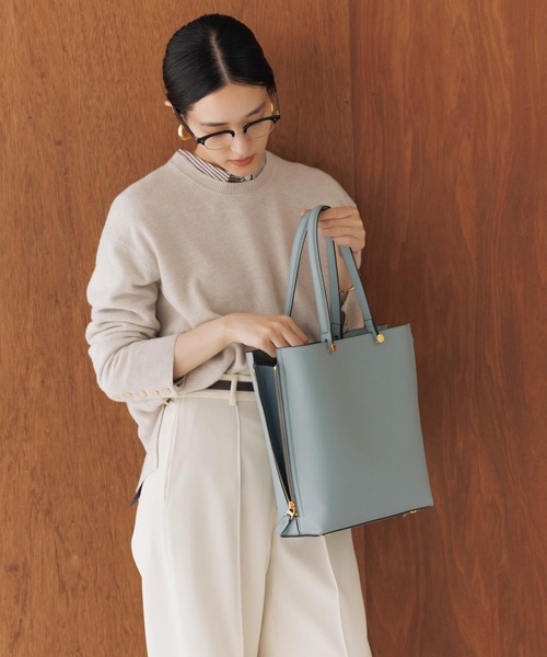 E'POR(エポール)の「【E'POR】Y BAG Short/通勤・軽量・新型・26AW(トートバッグ・レディース・ブラック/キナリ/グレー/モスグリーン/ダークブラウン/ブルー/ワイン・FREE)」の6枚目の写真