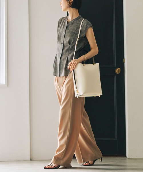 E'POR(エポール)の「【E'POR】Y BAG Short/通勤・軽量・新型・26AW(トートバッグ・レディース・ブラック/キナリ/グレー/モスグリーン/ダークブラウン/ブルー/ワイン・FREE)」の2枚目の写真