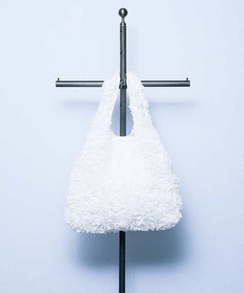 HELOYSE(エロイーズ)の「(HELOYSE)BOUQUET TOTE(トートバッグ・レディース・ホワイト/ブラック・ONE SIZE)」の15枚目の写真