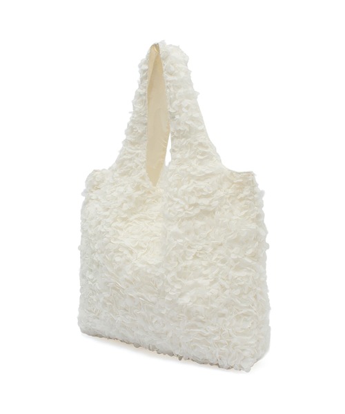 HELOYSE(エロイーズ)の「(HELOYSE)BOUQUET TOTE(トートバッグ・レディース・ホワイト/ブラック・ONE SIZE)」の6枚目の写真