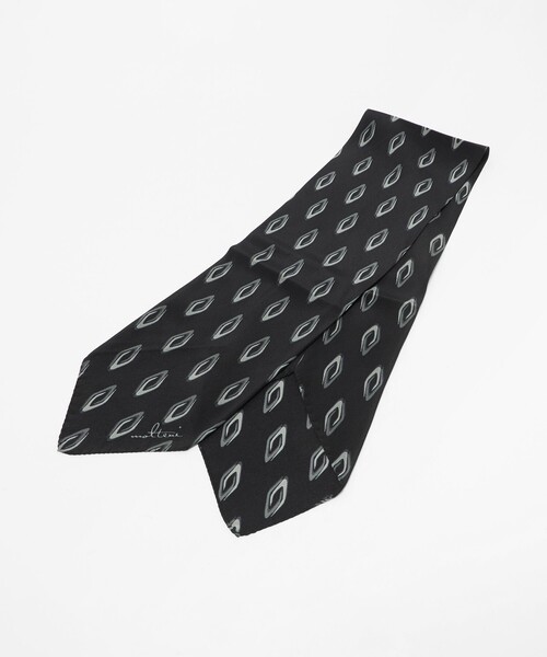 UNITED ARROWS(ユナイテッドアローズ)の「<molteni>プリント アスコットタイ(ネクタイ・メンズ・ブラック/ベージュ・FREE)」の2枚目の写真