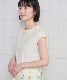 小ドットパイル フレンチTシャツ