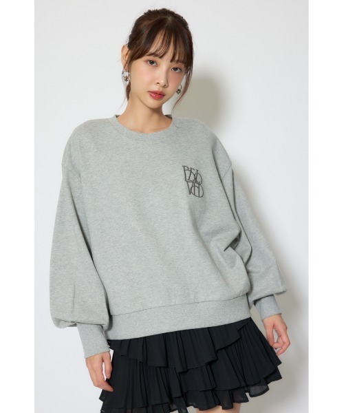 rienda(リエンダ)の「バックレースアップスウェットトップス 春服(スウェット・レディース・杢グレー/パープル/ホワイト・FREE)」の19枚目の写真