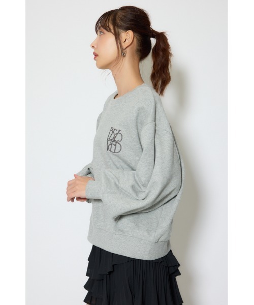 rienda(リエンダ)の「バックレースアップスウェットトップス 春服(スウェット・レディース・杢グレー/パープル/ホワイト・FREE)」の20枚目の写真