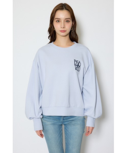 rienda(リエンダ)の「バックレースアップスウェットトップス 春服(スウェット・レディース・杢グレー/パープル/ホワイト・FREE)」の10枚目の写真