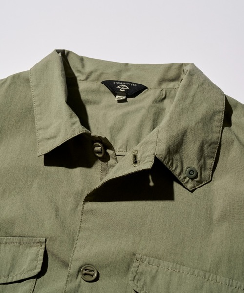 STONEMASTER（ストーンマスター ）の「STONE MASTER SHIRT｜ストーンマスターシャツ（シャツ/ブラウス・メンズ・ネイビー/チャコール/グレー/オリーブ・M/L/XL/S）」の5枚目の写真
