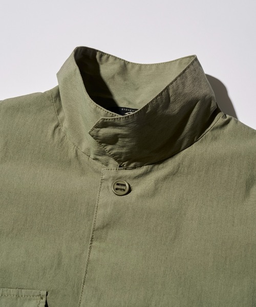 STONEMASTER（ストーンマスター ）の「STONE MASTER SHIRT｜ストーンマスターシャツ（シャツ/ブラウス・メンズ・ネイビー/チャコール/グレー/オリーブ・M/L/XL/S）」の6枚目の写真