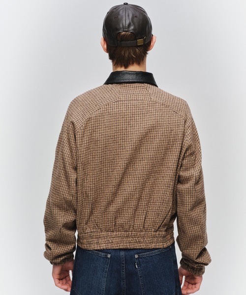 Jieda(ジエダ)の「LEATHER COLLAR SHORT JACKET(ブルゾン・メンズ・ブラック系/ブラウン系・2/1)」の4枚目の写真