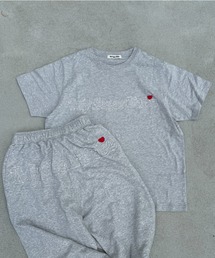 My sugar Babe（マイシュガーベイブ）の「msb wash applique set up（Tシャツ/カットソー）」