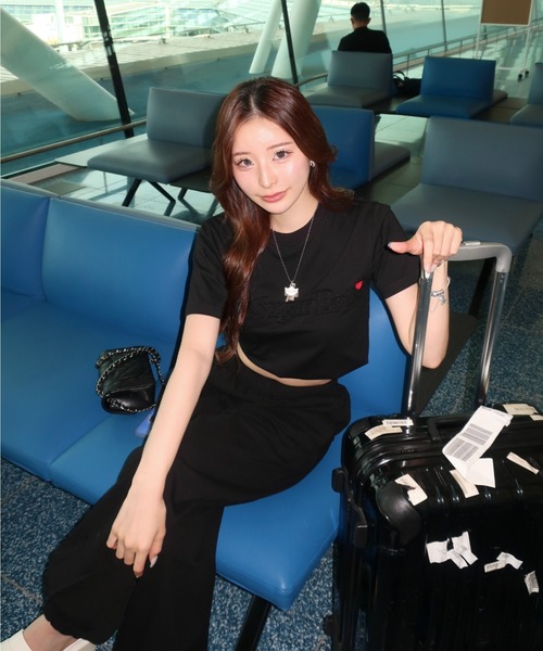 My sugar Babe（マイシュガーベイブ）の「msb wash applique set up（Tシャツ/カットソー・メンズ・ブラック/グレー/ブラウン/ブルー系・LARGE/MEDIUM/SMALL）」の2枚目の写真