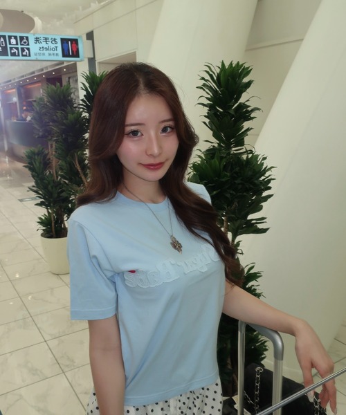 My sugar Babe（マイシュガーベイブ）の「msb wash applique set up（Tシャツ/カットソー・メンズ・ブラック/グレー/ブラウン/ブルー系・LARGE/MEDIUM/SMALL）」の8枚目の写真