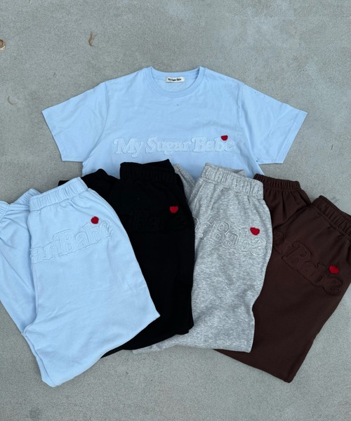My sugar Babe（マイシュガーベイブ）の「msb wash applique set up（Tシャツ/カットソー・メンズ・ブラック/グレー/ブラウン/ブルー系・LARGE/MEDIUM/SMALL）」の16枚目の写真