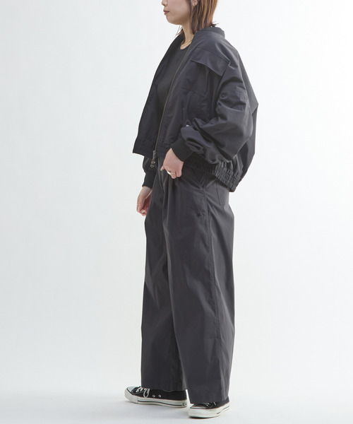 CONVERSE TOKYO(コンバーストウキョウ)の「MILITARY TUCK WIDE PANTS(その他パンツ・レディース・カーキ/ブラック・FREE)」の6枚目の写真
