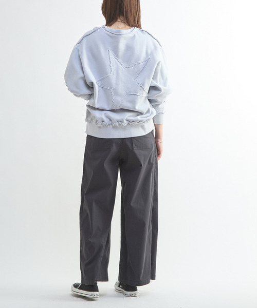 CONVERSE TOKYO(コンバーストウキョウ)の「MILITARY TUCK WIDE PANTS(その他パンツ・レディース・カーキ/ブラック・FREE)」の8枚目の写真