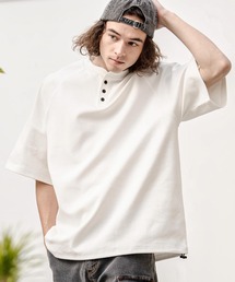 CAMBIO | mt10322- ヘンリーネックスピンドルカットソー(Tシャツ/カットソー)