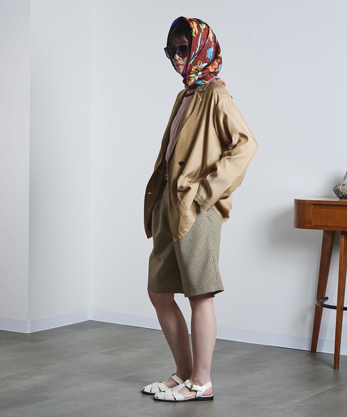 ROSE BUD(ローズバッド)の「(mici)DOUBLE BREAST TAILORED JACKET(その他アウター・レディース・ベージュ/ブラック・S/M)」の8枚目の写真