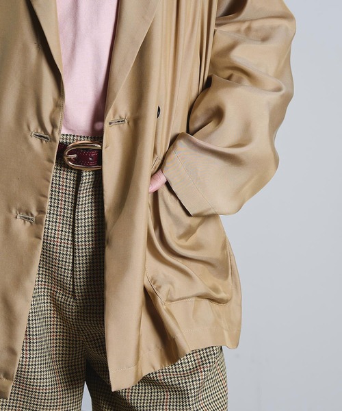 ROSE BUD(ローズバッド)の「(mici)DOUBLE BREAST TAILORED JACKET(その他アウター・レディース・ベージュ/ブラック・S/M)」の16枚目の写真