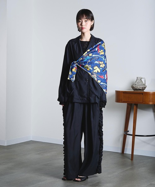 ROSE BUD(ローズバッド)の「(mici)DOUBLE BREAST TAILORED JACKET(その他アウター・レディース・ベージュ/ブラック・S/M)」の22枚目の写真