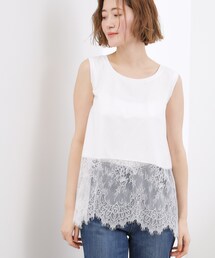 grove（グローブ）の「【貴島明日香さん着用】裾レイヤードタンクトップ（タンクトップ）」