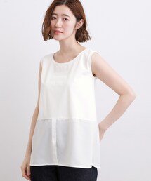 再入荷!【貴島明日香さん着用】裾レイヤードタンクトップ
