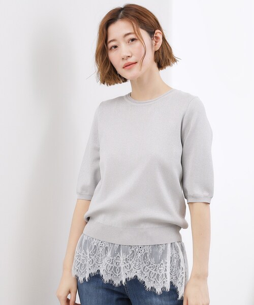 grove（グローブ）の「【貴島明日香さん着用】裾レイヤードタンクトップ（タンクトップ・レディース・オフホワイト/ホワイト系6/ブラック系3・01/02/03/04/05）」の11枚目の写真