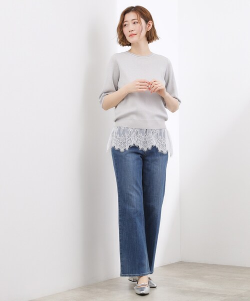 grove（グローブ）の「【貴島明日香さん着用】裾レイヤードタンクトップ（タンクトップ・レディース・オフホワイト/ホワイト系6/ブラック系3・01/02/03/04/05）」の13枚目の写真