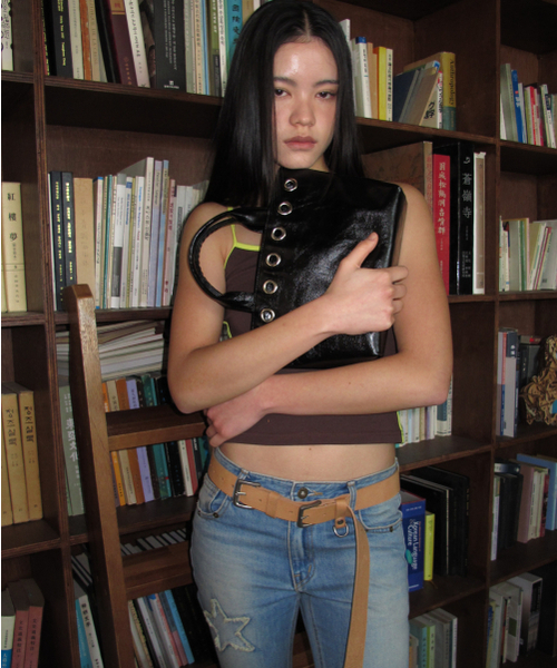 FILLINTHEBLANK(フィルインザブランク)の「Sunday Tote Bag (eyelet wide)(black)(トートバッグ・レディース・その他・FREE)」の3枚目の写真