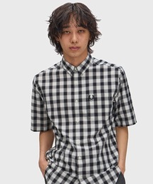 セール】Gingham Short Sleeve Shirt／ギンガムチェック半袖シャツ