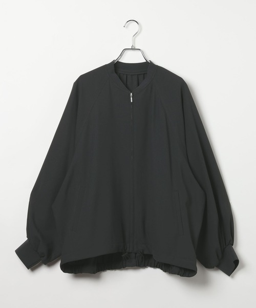 LEPSIM(レプシィム)の「UVドロストギャザーブルゾン 634166(ブルゾン・レディース・アイボリー/チャコールグレー/セージグリーン・FREE)」の1枚目の写真