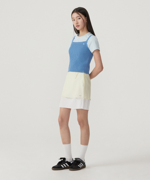 COVERNAT WOMAN(カバーナットウーマン)の「ウィメンズリブスリーブレスニット Blue(Tシャツ/カットソー・レディース・その他・WM/WS)」の5枚目の写真