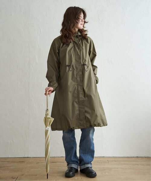 LBC（エルビーシー）の「レインロングモッズ（レインコート/ポンチョ・レディース・ベージュ/オリーブ・FREE）」の15枚目の写真