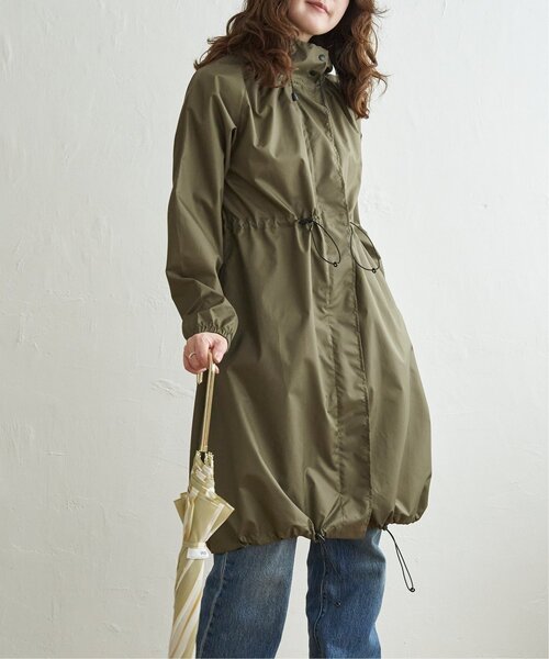 LBC（エルビーシー）の「レインロングモッズ（レインコート/ポンチョ・レディース・ベージュ/オリーブ・FREE）」の16枚目の写真