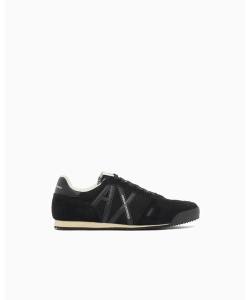 ARMANI EXCHANGE(アルマーニエクスチェンジ)の「【A|X アルマーニ エクスチェンジ】<オンライン限定>AXロゴ レースアップスニーカー(スニーカー・メンズ・ブラック/ホワイト・6/8.5/8/9.5/9/7.5/7/6.5)」の2枚目の写真