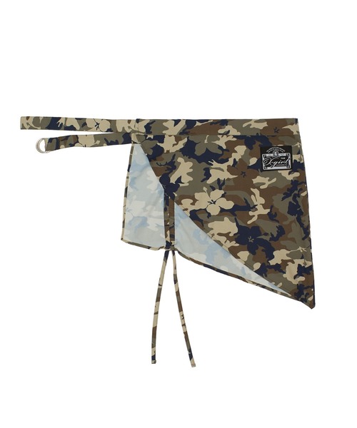 X-girl(エックスガール)の「DRAWSTRING SKIRT BELT(ベルト・レディース・ベージュ/カモフラージュ・ONE SIZE)」の9枚目の写真