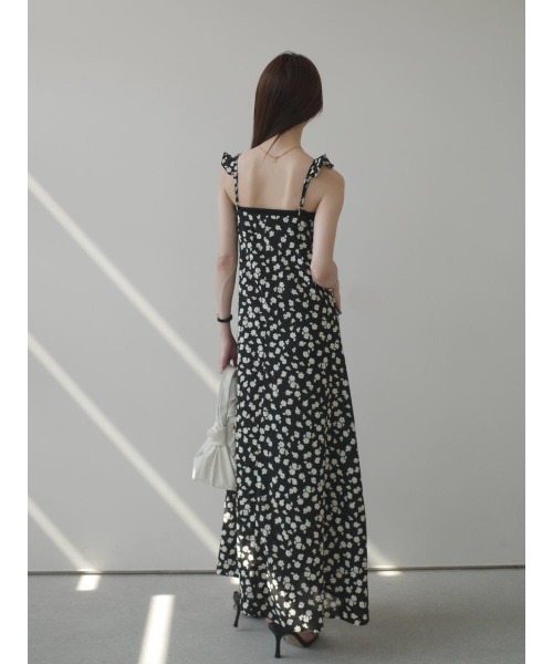 amel（エイメル）の「フリルカラーフラワープリントドレス（ワンピース・レディース・ブラック・FREE）」の15枚目の写真