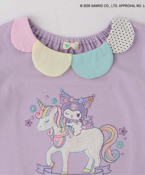 baby cheer(ベイビーチアー)の「【マイメロディ/シナモロール/クロミ】ユニコーンTシャツ(Tシャツ/カットソー・キッズ・オフホワイト/ラベンダー/ピンク・100cm/90cm/80cm/120cm/110cm)」の13枚目の写真