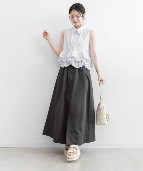 RANDA（ランダ）の「モノグラムバックルダブルベルトサンダル（サンダル・レディース・アイボリー/ブラック/ベージュ・M/L/S/LL）」の22枚目の写真